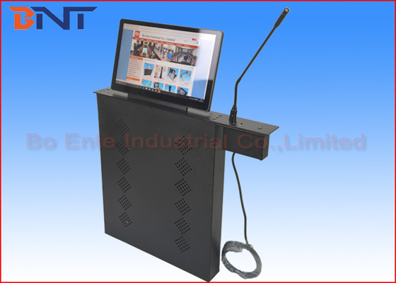 Ascensore LCD del monitor del computer automatico del microfono con lo schermo motorizzato a 15,6 pollici