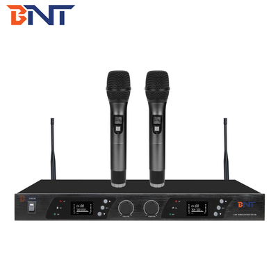 Un - per - microfono senza fili del sistema di conferenza di frequenza ultraelevata due con qualità del suono eccellente