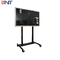 Altezze 60 - 125CM di produzione di colore del nero del carretto dello schermo piano TV del touch screen