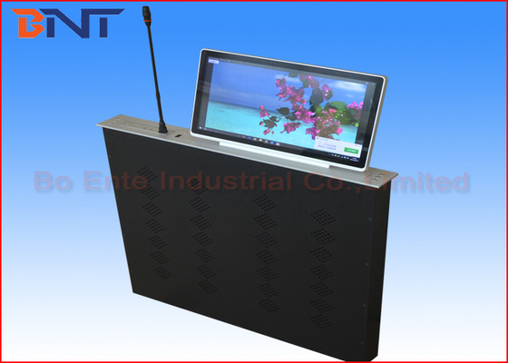Ascensore LCD verticale ultra sottile del monitor con il microfono di sollevamento separato motorizzato
