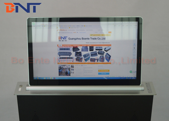 Ascensore LCD del monitor del ripiano del tavolo di lusso di conferenza con un touch screen di 21,5 FHD