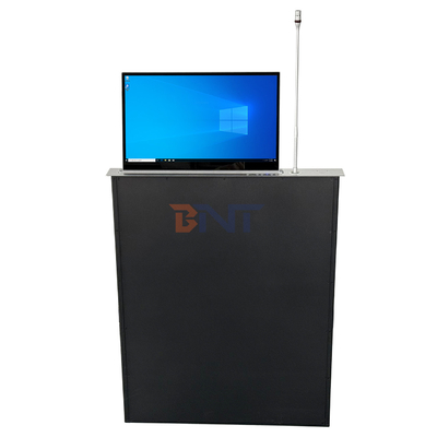 Montaggio intelligente a scarico schermo retrattile monitor LCD sollevamento sollevamento rapido Microfono incorporato per conferenze