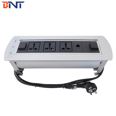 Spine di corrente da tavolino di Flip Up Socket For Multiple dell'auditorium di multimedia