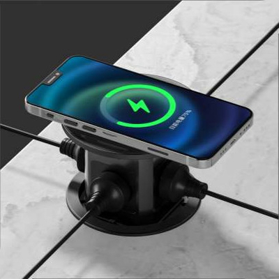 presa di corrente elettrica impermeabile presa di corrente universale spina intelligente cucina presa di corrente pop-up con caricabatterie wireless superiore