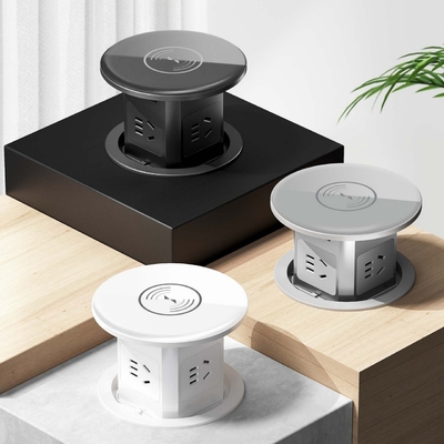 presa di corrente elettrica impermeabile presa di corrente universale spina intelligente cucina presa di corrente pop-up con caricabatterie wireless superiore