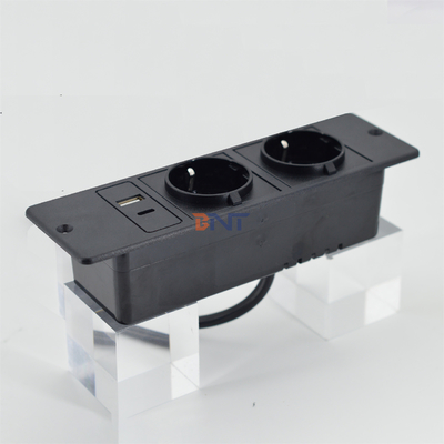 CE Approvato di alta qualità EU 2 presa di divano da scrivania con usb a + c presa per divano TV
