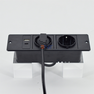 CE Approvato di alta qualità EU 2 presa di divano da scrivania con usb a + c presa per divano TV