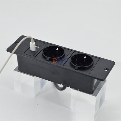 CE Approvato di alta qualità EU 2 presa di divano da scrivania con usb a + c presa per divano TV