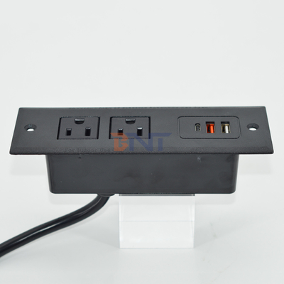OEM/ODM Sofa multifunzionale per ufficio inserita nella presa da tavolo presa us presa di corrente con porte usb A + C