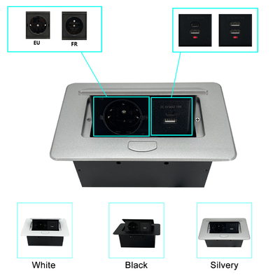 Incorporato Desktop presa di corrente presa di corrente USB A + C presa di carica adatta per tavolo da ufficio