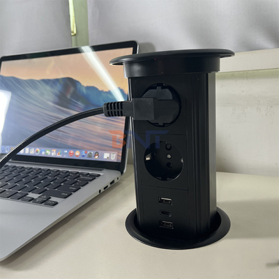 Elettrico Smart Intelligente sollevamento motorizzato Pop Up Desk Socket Conferenza Tavolo Cucina presa di corrente