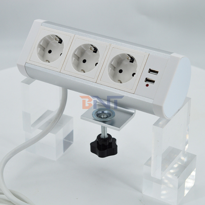 Clampo Boente su scrivania montaggio rimovibile su scrivania presa multi-outlet presa di corrente uk con usb/montaggio di tavola presa presa di corrente