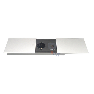Copertura scorrevole multifunzionale USB copertura scorrevole intelligente tavolo da ufficio nascosto presa di corrente universale da tavolo