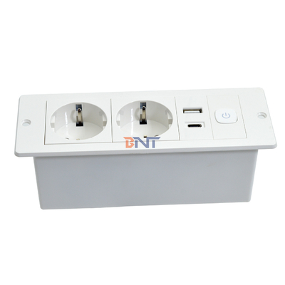 OEM/ODM ABS Standard UE 5V 2.1A Power USB A+C Socket di ricarica