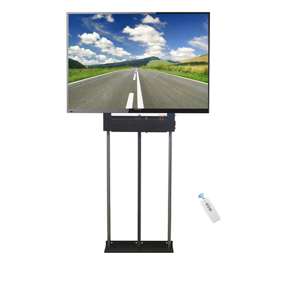 Moderno supporto per televisori a motore, kit per televisori a controllo remoto wireless.