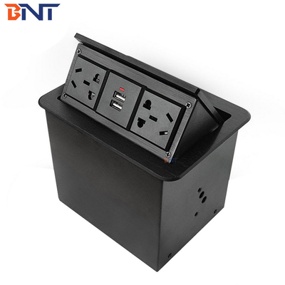 2.1 Amp USB caricabatterie Desktop prese di corrente Box, Pop Up Universal Power Plug