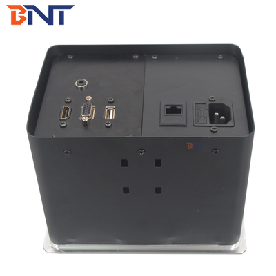 Punteggio multifunzione presa elettrica pop-up colore nero opaco con HDMI / VGA