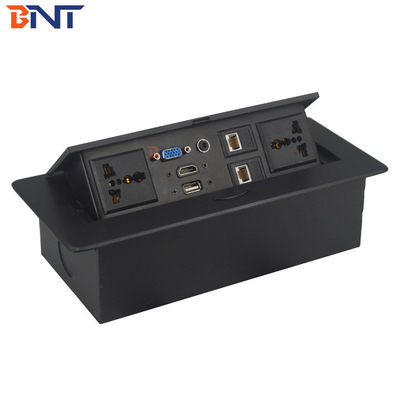 Scatene idrauliche per ufficio, prese elettriche con connettore XRL