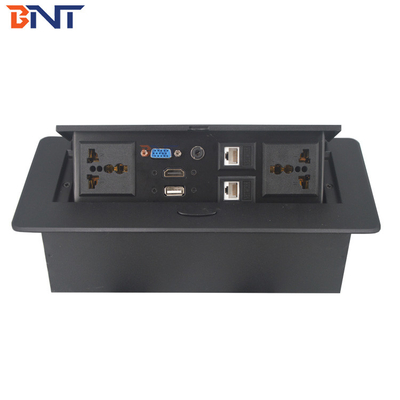 Scatene idrauliche per ufficio, prese elettriche con connettore XRL