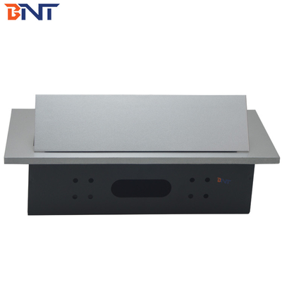Nascosto 3.5 Audio Desk Pop Up Sockets Nero Matte, presa di alimentazione per tavolo