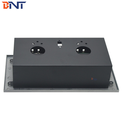 Nascosto 3.5 Audio Desk Pop Up Sockets Nero Matte, presa di alimentazione per tavolo