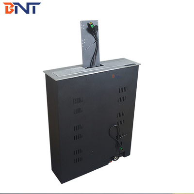 22 pollici di alluminio alluminio pannello spazzolato LCD ascensore motorizzato con RS232 central control sliver