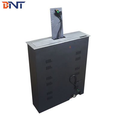 22 pollici di alluminio alluminio pannello spazzolato LCD ascensore motorizzato con RS232 central control sliver