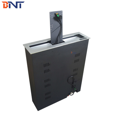 22 pollici di alluminio alluminio pannello spazzolato LCD ascensore motorizzato con RS232 central control sliver