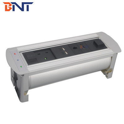 presa di corrente standard del Regno Unito per scrivania ufficio sala di lavoro presa di corrente flip up EK6131UK