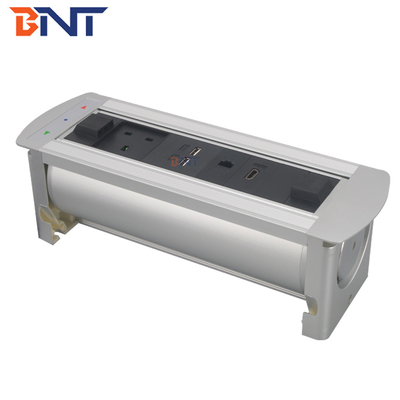 presa di corrente standard del Regno Unito per scrivania ufficio sala di lavoro presa di corrente flip up EK6131UK