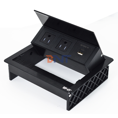Fabbrica UsDesktop Tavolo Flip Cover 20W Socket USB Nascosto Power Desktop Grommet spazzola