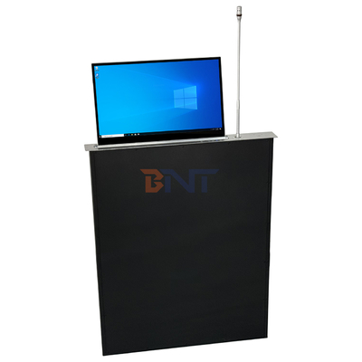 Montaggio intelligente a scarico schermo retrattile monitor LCD sollevamento sollevamento rapido Microfono incorporato per conferenze