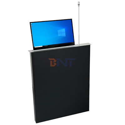 Montaggio intelligente a scarico schermo retrattile monitor LCD sollevamento sollevamento rapido Microfono incorporato per conferenze