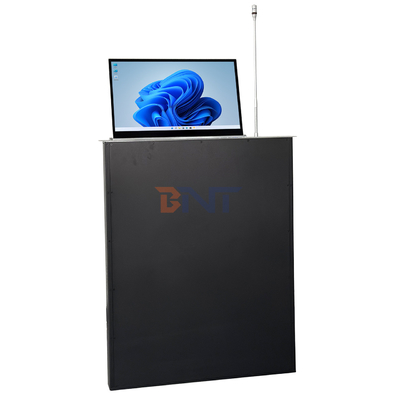 Montaggio intelligente a scarico schermo retrattile monitor LCD sollevamento sollevamento rapido Microfono incorporato per conferenze