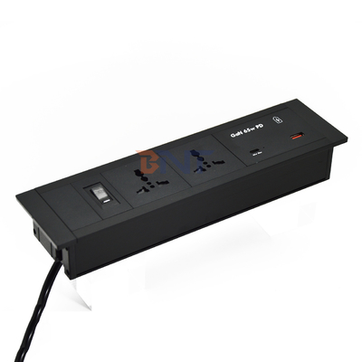 Scatena a tavola inserita prese di corrente universali USB porte A + C 65W Max Output US/EU/AU 16A/13A