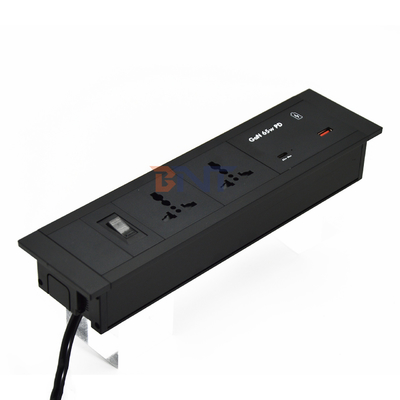 Scatena a tavola inserita prese di corrente universali USB porte A + C 65W Max Output US/EU/AU 16A/13A