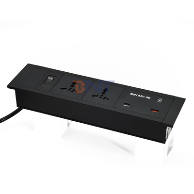 Scatena a tavola inserita prese di corrente universali USB porte A + C 65W Max Output US/EU/AU 16A/13A