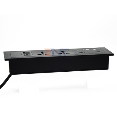 Scatena a tavola inserita prese di corrente universali USB porte A + C 65W Max Output US/EU/AU 16A/13A