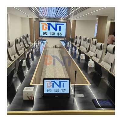 BNT Full HD Screen a basso prezzo Motorized Retractable Monitor Lift con microfono per conferenze