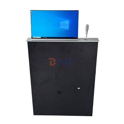 BNT Full HD Screen a basso prezzo Motorized Retractable Monitor Lift con microfono per conferenze