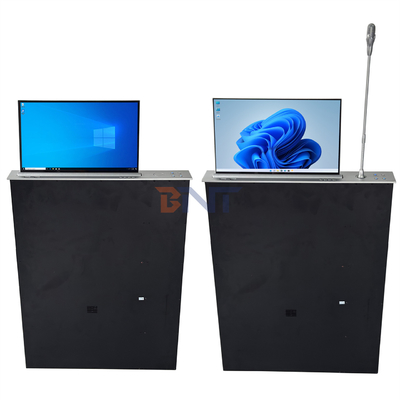 BNT Full HD Screen a basso prezzo Motorized Retractable Monitor Lift con microfono per conferenze