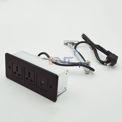 Striscia di alimentazione inserita USB C carica rapida scarico montaggio scrivania mobili cassetto presa tavolo conferenza presa nascosta