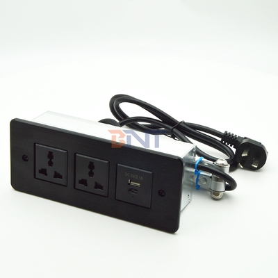 Striscia di alimentazione inserita USB C carica rapida scarico montaggio scrivania mobili cassetto presa tavolo conferenza presa nascosta