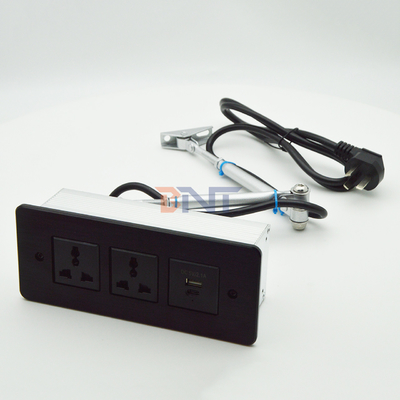 Striscia di alimentazione inserita USB C carica rapida scarico montaggio scrivania mobili cassetto presa tavolo conferenza presa nascosta