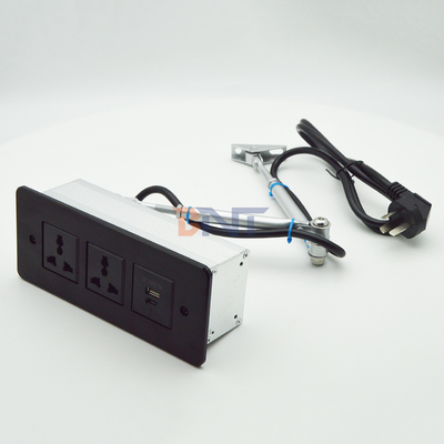 Striscia di alimentazione inserita USB C carica rapida scarico montaggio scrivania mobili cassetto presa tavolo conferenza presa nascosta