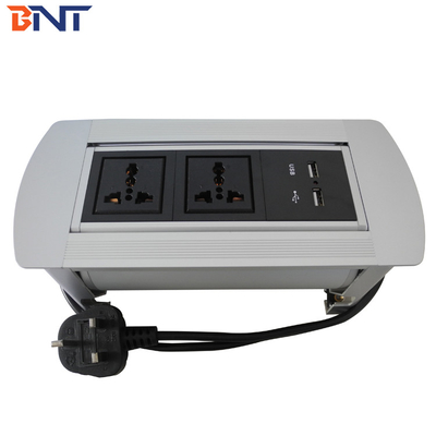 Office Desk Pop Up Power Data Jack con configurazione USB 2*