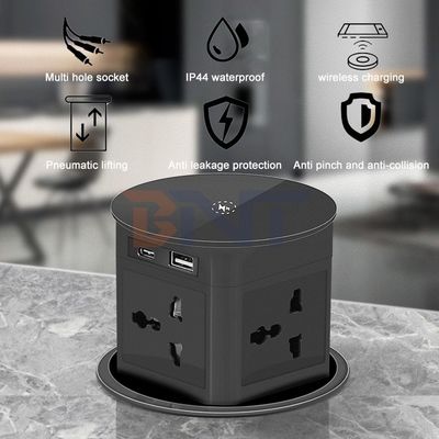 BNT caricabatterie senza fili Automatico Pneumatico Pop-up Cucina Sink Tap Nuovo Disegno Tavolo 4 prese Automatico Moderno