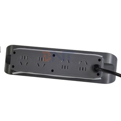 3 prese di corrente multifunzione per desktop con presa elettrica 8AC e doppia presa di ricarica USB A + C