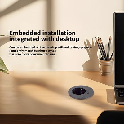 Set di divani di design rotondo con presa di corrente incorporata con presa di carica USB di carica TYPE C