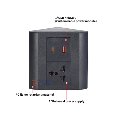 presa universale per ufficio e casa 1 prese di corrente di tavolo presa di corrente con USB A + C prese IP44 per più dispositivi